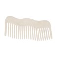 thumbnail image 1 of Unique Bargains 1 Pc Irregular Simplicity Hair Comb White Acetate Sheet, 1 of 5