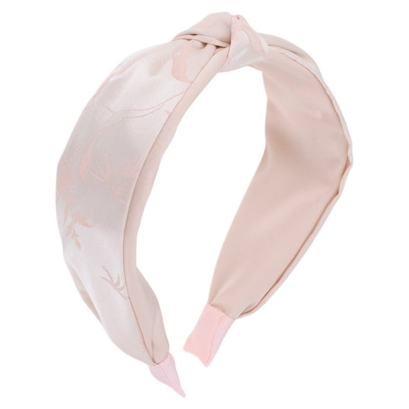 Unique Bargains 1 Pc Jacquard Embroidery Patchwork Headbands for Women Pink