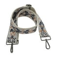 thumbnail image 1 of Unique Bargains 1 Pc Jacquard Pattern Black Hook Handbag Strap for Dating Gray Polyester, 1 of 5