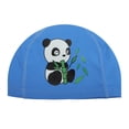 thumbnail image 1 of Unique Bargains 1 Pc Knitted PU Elastic Cartoon Animal Swim Cap Blue, 1 of 6