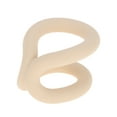 thumbnail image 1 of Unique Bargains 1 Pc Knot Shape Toothbrush Holder for Bathroom Khaki Silicone, 1 of 5
