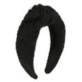 thumbnail image 1 of Unique Bargains 1 Pc Lace Tie Wide Headbands for Women Black, 1 of 6