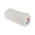 thumbnail image 1 of Unique Bargains 1 Pc Lady Portable Cylindrical Makeup Bag for Wedding White Polyester, 1 of 6
