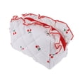 thumbnail image 1 of Unique Bargains 1 Pc Lady Portable Make Up Organizer Case for Travel White Red Polyester, 1 of 5
