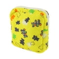 thumbnail image 1 of Unique Bargains 1 Pc Lady Portable Square Lipstick Bag for Vacation Yellow Polyester, 1 of 6