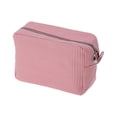 thumbnail image 1 of Unique Bargains 1 Pc Large Striped Pattern Makeup Bag for Travel Red, 1 of 5