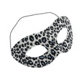 thumbnail image 1 of Unique Bargains 1 Pc Leopard Party Mask Blue Beige Fabric EVA, 1 of 5