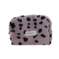 thumbnail image 1 of Unique Bargains 1 Pc Leopard Plush Drawstring Makeup Bag for Vacation Business Travel Plush Purple, 1 of 6