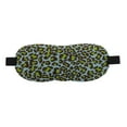 thumbnail image 1 of Unique Bargains 1 Pc Leopard Print 3D Eye Mask for Rest for Travel Green Polyester Sponge, 1 of 4