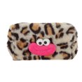 thumbnail image 1 of Unique Bargains 1 Pc Leopard Printing Drawstring Makeup Bag for Vacation Business Travel Plush Light Brown, 1 of 6