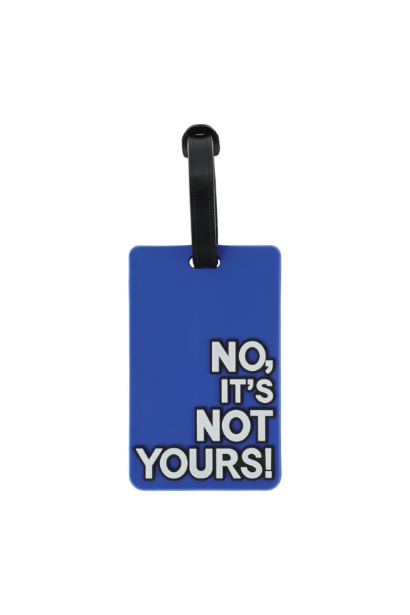 1 Pc Letter Pattern Luggage Tag for Travelling Blue