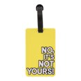 thumbnail image 1 of Unique Bargains 1 Pc Letter Pattern Luggage Tag for Travelling Yellow, 1 of 4
