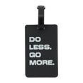 thumbnail image 1 of Unique Bargains 1 Pc Letters Pattern Luggage Tag for Travelling Black, 1 of 5