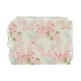 thumbnail image 1 of Unique Bargains 1 Pc Lightweight Bow Pillow Bag Makeup Bag for Vacation Pink Canvas, 1 of 6