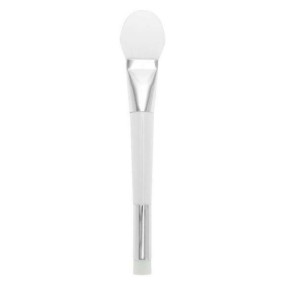 Unique Bargains 1 Pc Lightweight Double Head Facial Mask Brush Clear