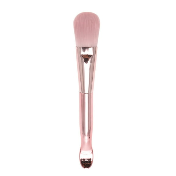 Unique Bargains 1 Pc Lightweight Fishtail Spoon Facial Mask Brush Bright Pink