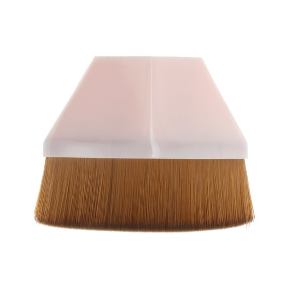 Unique Bargains 1 Pc Lightweight Foundation Brush for Business Travel Small Pink Synthetic Fiber Hair Plastic