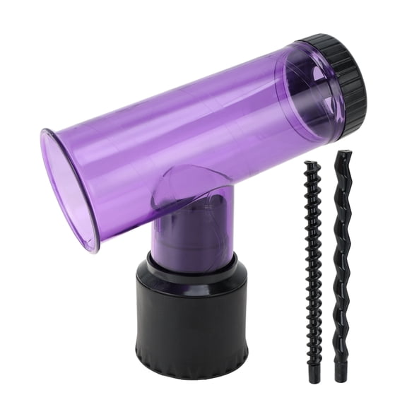Unique Bargains 1 Pc Lightweight Hair Dryer Diffuser Attachment Purple Polycarbon PC