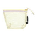 thumbnail image 1 of Unique Bargains 1 Pc Lightweight Mesh Makeup Bag Makeup Bag for Business Travel Nylon Yellow, 1 of 5