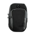 thumbnail image 1 of Unique Bargains 1 Pc Lightweight Phone Holder Arm Bands for Hiking Gym Black Nylon, 1 of 4