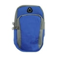 thumbnail image 1 of Unique Bargains 1 Pc Lightweight Phone Holder Arm Bands for Hiking Gym Blue Nylon, 1 of 4