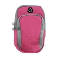 thumbnail image 1 of Unique Bargains 1 Pc Lightweight Phone Holder Arm Bands for Hiking Gym Rose Red Nylon, 1 of 4