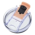 thumbnail image 1 of Unique Bargains 1 Pc Lightweight Tumbler Lid for Office Rouge Pink Plastic, 1 of 5