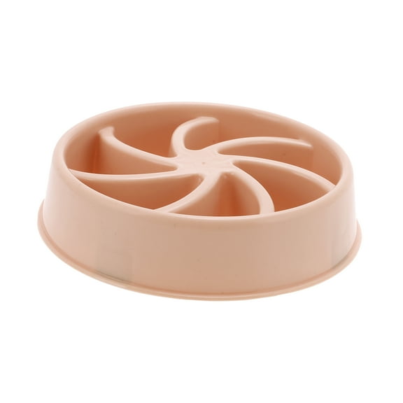 Unique Bargains 1 Pc Lightweight Windmill Shape Dog Water Bowl for Indoor and Outdoor Plastic Pink