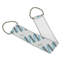 Unique Bargains 1 Pc Line Pattern Body Scrub Towel Exfoliating Towel Sky Blue