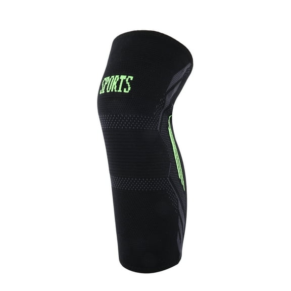 Unique Bargains 1 Pc Lines Anti-slip Elastic Knee Pads One Size Fits Most Black