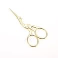 thumbnail image 1 of Unique Bargains 1 Pc Little Crane Scissors Grooming Parlor Gold Tone, 1 of 5