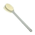 thumbnail image 1 of Unique Bargains 1 Pc  Long Handle Bath Brush Back Scrubber for Bath for Shower 4.33"x2.56" Gray, 1 of 6