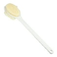thumbnail image 1 of Unique Bargains 1 Pc Long Handle Bath Brush Back Scrubber for Bath for Shower 4.33"x2.56" White, 1 of 6