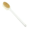 thumbnail image 1 of Unique Bargains 1 Pc Long Handle Bath Brush Back Scrubber for Bathroom 17.32" Length White, 1 of 6