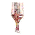 thumbnail image 1 of Unique Bargains 1 Pc Long Handle Hair Insert Comb Colorful Acetate Sheet, 1 of 6