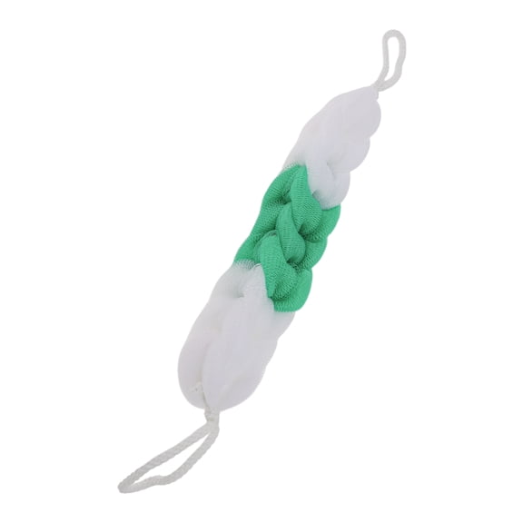 Unique Bargains 1 Pc Long Stretch Back Sponge Back Sponge for Shower 10.63"x2.17"x1.77" Green