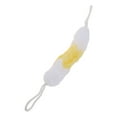 thumbnail image 1 of Unique Bargains 1 Pc Long Stretch Back Sponge Back Sponge for Shower 10.63"x2.17"x1.77" Yellow, 1 of 4