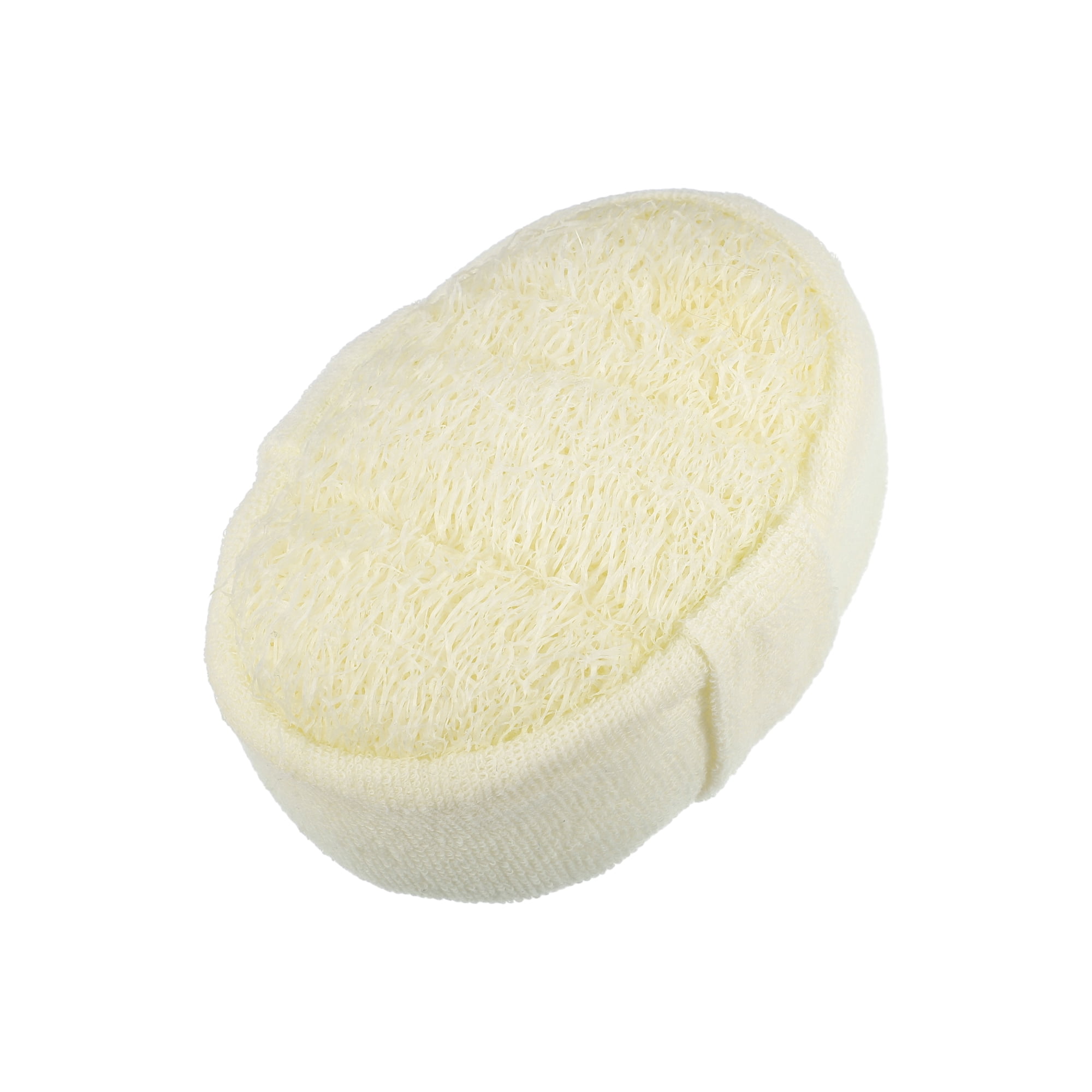 Unique Bargains 1 Pc Loofah Sponge Glove 4.49"x3.23"x1.77" Beige L