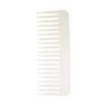 thumbnail image 1 of Unique Bargains 1 Pc Loose Powder Style Wide Tooth Comb for Curly Thin Hair Plastic Clear Yellow, 1 of 3