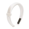 thumbnail image 1 of Unique Bargains 1 Pc Luxury High Cranium Pearl Headbands White, 1 of 6