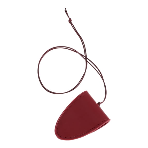 Unique Bargains 1 Pc Magnetic Glasses Clip Portable Neck Hanging Sunglasses Strap Holder Wine Red