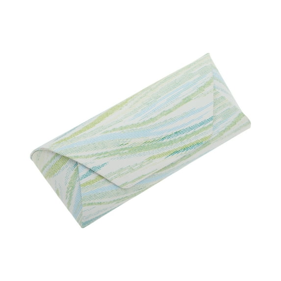 Unique Bargains 1 Pc Magnetic Simple EyeGlasses Case Durable Eyeglasses Storage Blue Green