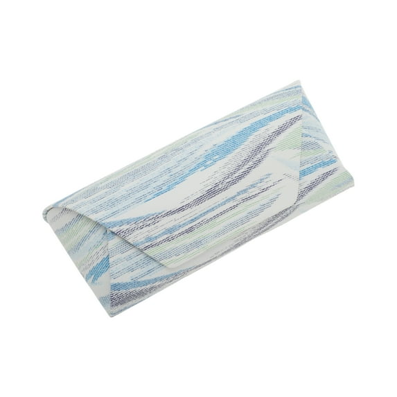 Unique Bargains 1 Pc Magnetic Simple EyeGlasses Case Durable Eyeglasses Storage Blue Purple