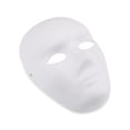 thumbnail image 1 of Unique Bargains 1 Pc Male Portrait Party Mask White Pulp, 1 of 5