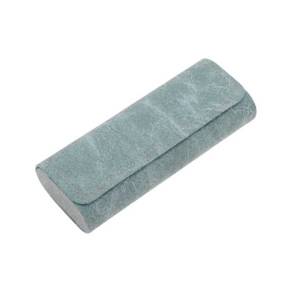 Unique Bargains 1 Pc Marble EyeGlasses Case Portable Eyeglasses Storage Blue