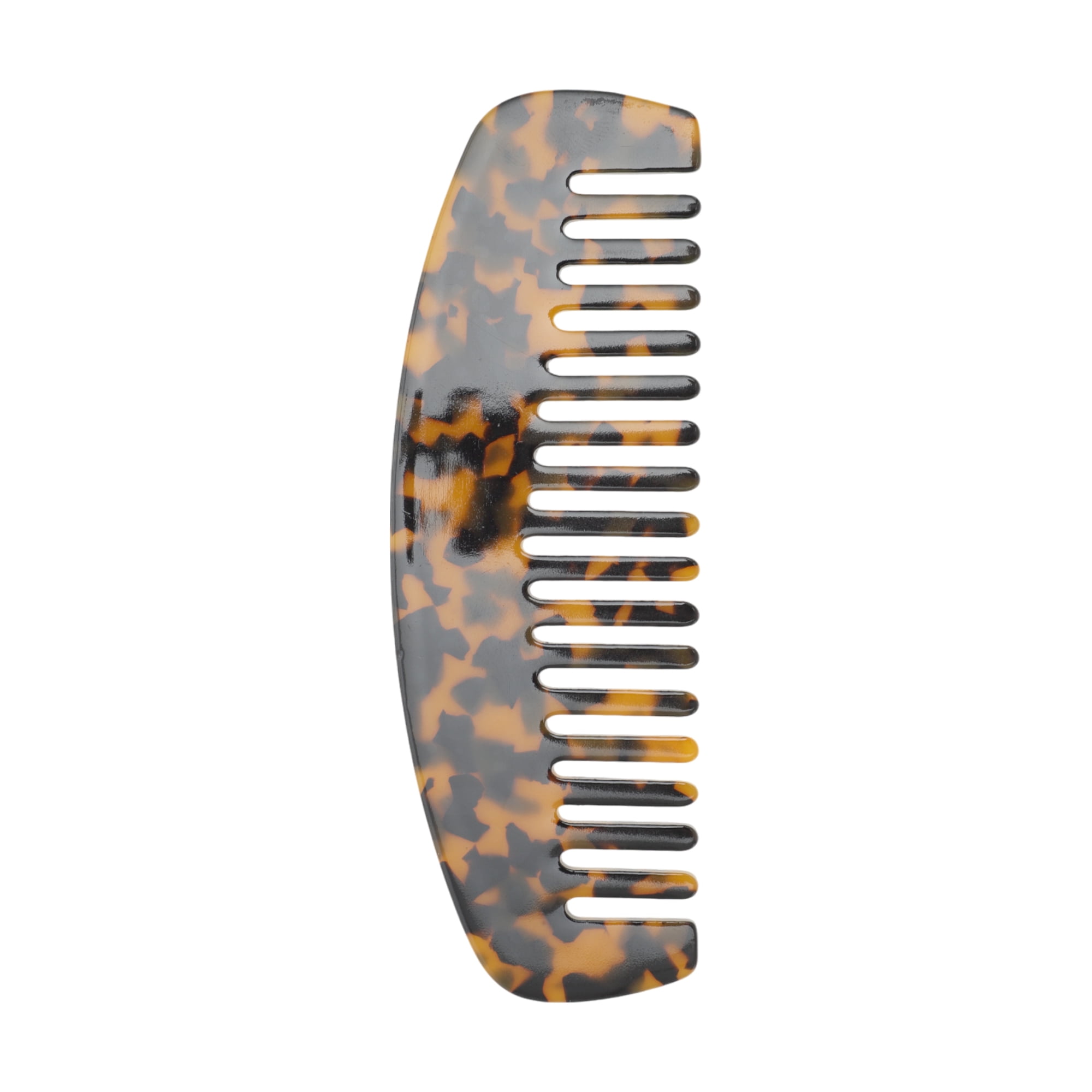 Unique Bargains 1 Pc Marble Hair Comb Designed for Making hair Smooth Colorful White