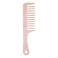 thumbnail image 1 of Unique Bargains 1 Pc Marble Handle Hair Comb Pink White Acetate Sheet, 1 of 5