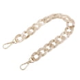 thumbnail image 1 of Unique Bargains 1 Pc Medium Fishbone Handbag Chain Strap 14.57" White Coffee Color Acrylic, 1 of 5
