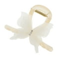 thumbnail image 1 of Unique Bargains 1 Pc Mesh Butterfly Hair Clips Hairdo Clip for Home Beige, 1 of 5