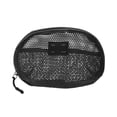 thumbnail image 1 of Unique Bargains 1 Pc Mesh Hand-held Sundries Makeup Bag Black 8.27in, 1 of 5